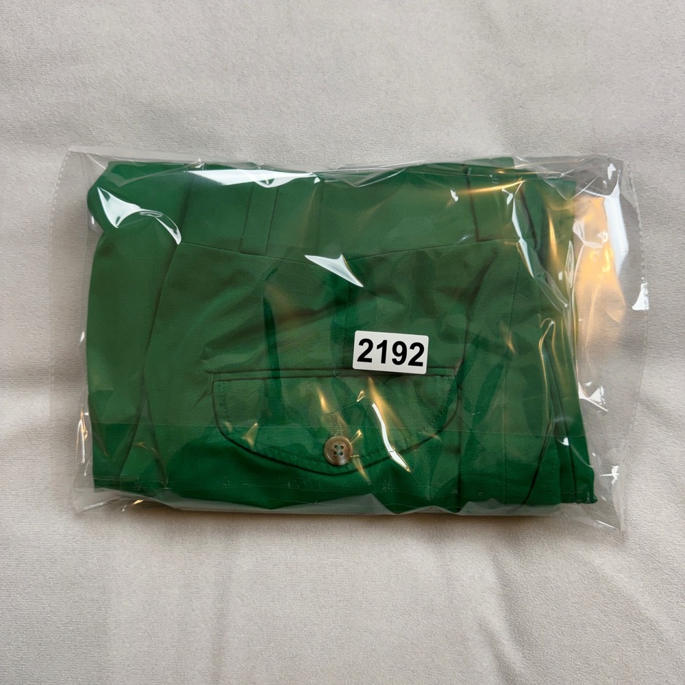 VTG 70's LL Bean Mens Kelly Green Cuffed Ivy League Golf USA Clergy Estate Find - Picture 11 of 11